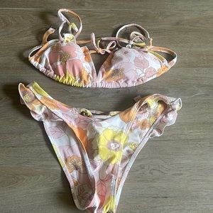 Floral 2 piece bikini